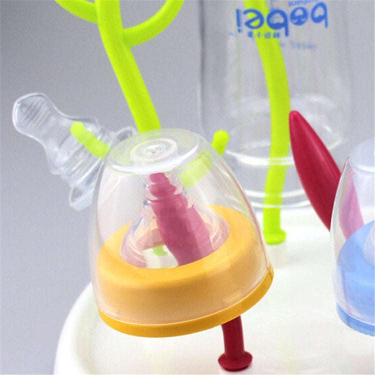 bobei elephant Portable Detachable Tree Baby Bottle Draining Rack Cleaning Dryer Infant Milk Cup ...