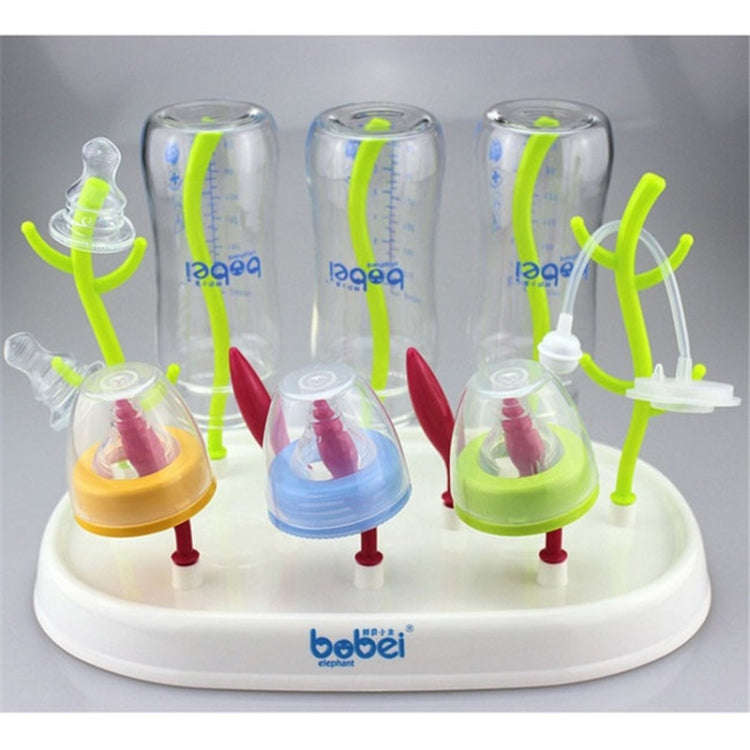 bobei elephant Portable Detachable Tree Baby Bottle Draining Rack Cleaning Dryer Infant Milk Cup ...