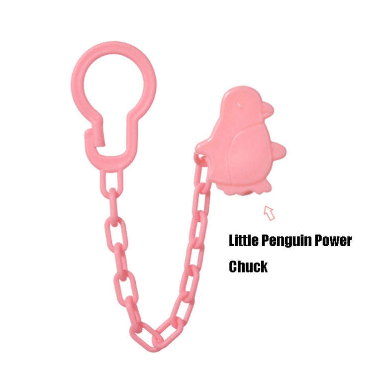 Baby Cartoon Silicone Pacifier Set And Chain Combo Baby Sleeping Peacefully(Yellow)