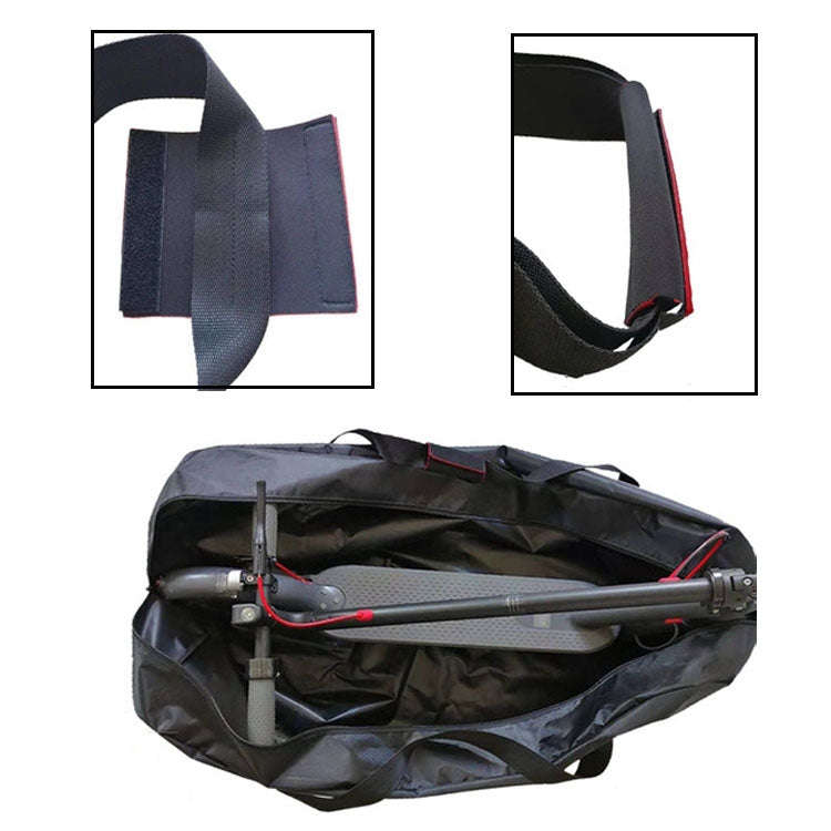 For Xiaomi M365 Electric Scooter Foldable Skateboard Zipper Waterproof Storage Bag, Size:8 inch