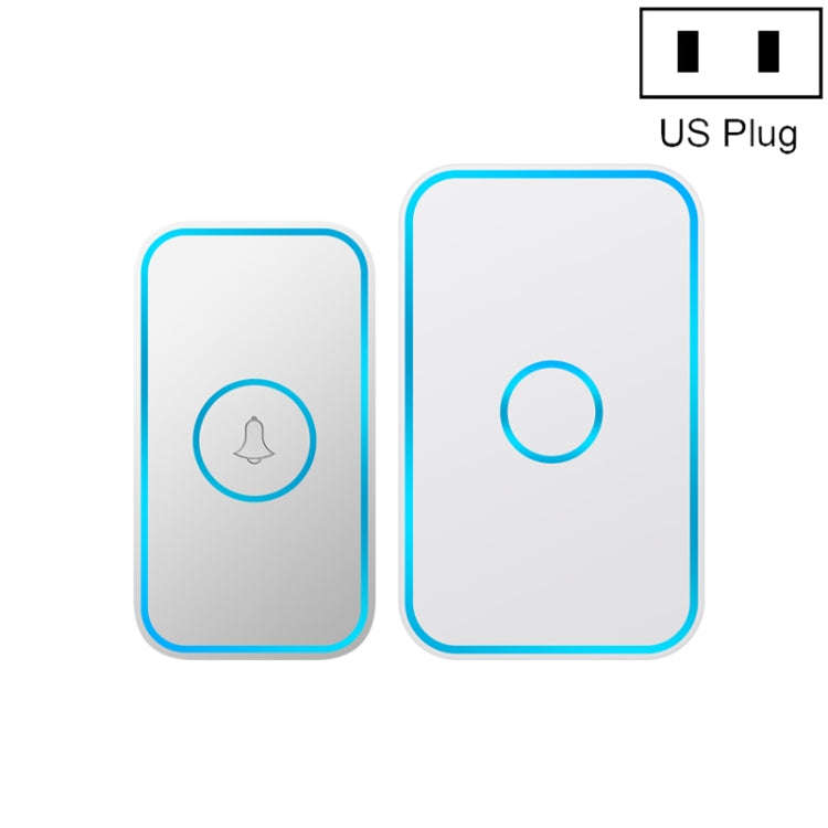 CACAZI A78 Long-Distance Wireless Doorbell Intelligent Remote Control Electronic Doorbell, Style:...