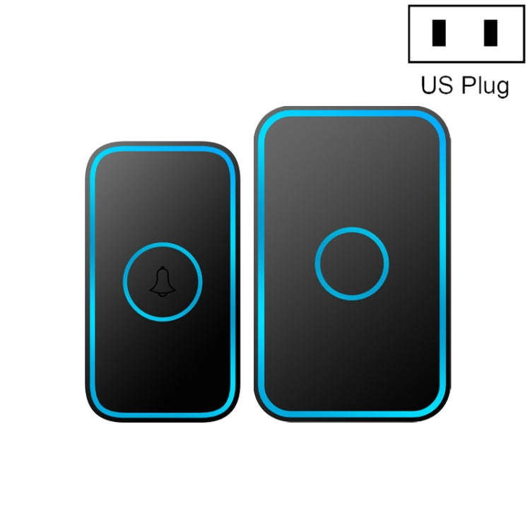 CACAZI A78 Long-Distance Wireless Doorbell Intelligent Remote Control Electronic Doorbell, Style:...