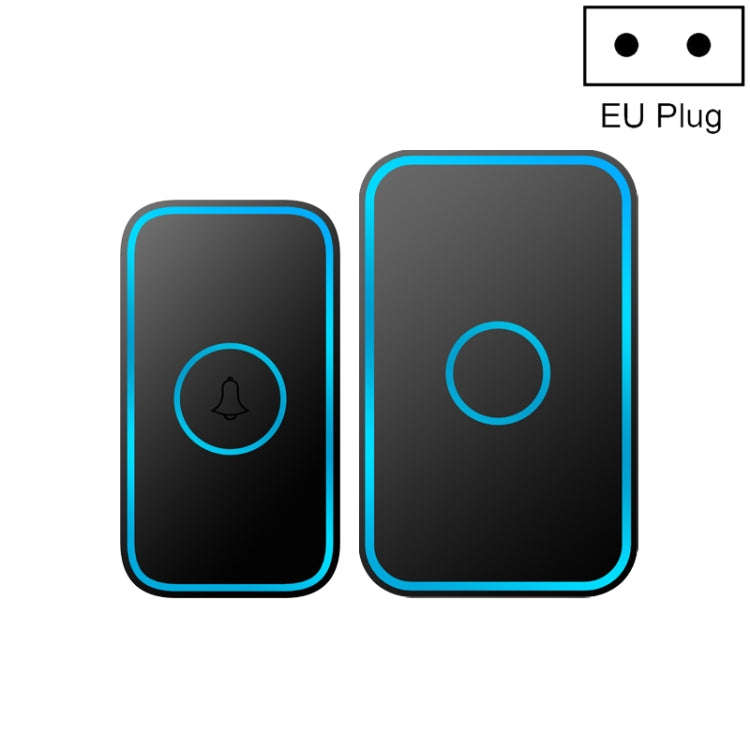 CACAZI A78 Long-Distance Wireless Doorbell Intelligent Remote Control Electronic Doorbell, Style:...