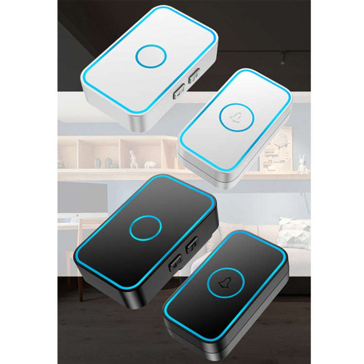 CACAZI A78 Long-Distance Wireless Doorbell Intelligent Remote Control Electronic Doorbell, Style:...