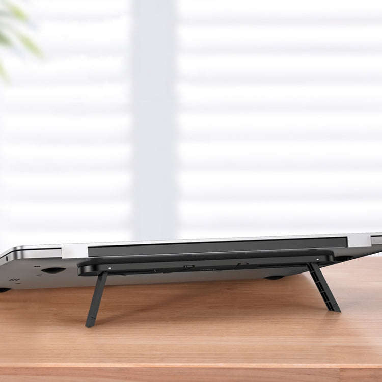 Oatsbasf 03362 Laptop Cooling Stand Desktop Portable Suspended Vertical Stand(White)