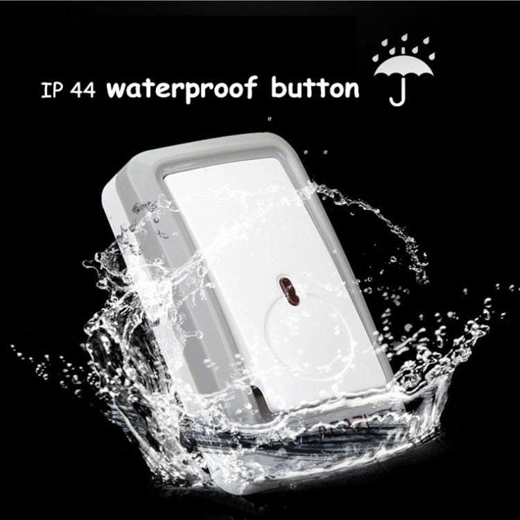 CACAZI W-899 Smart Home Wireless Doorbell Remote Control Doorbell, Style:UK Plug