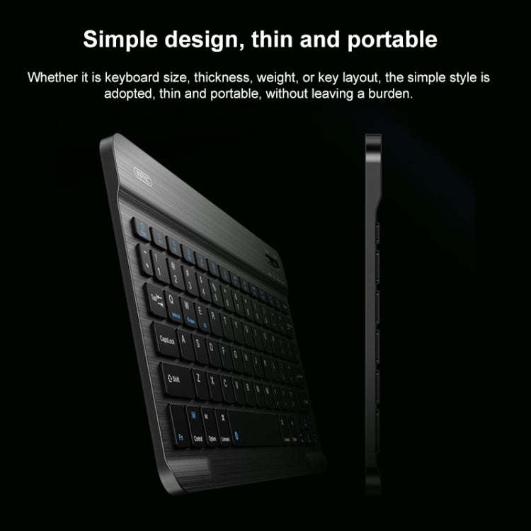 YS-001 9.7-10.1 Inch Tablets Phones Universal Mini Wireless Bluetooth Keyboard, Style:Only Keypad...
