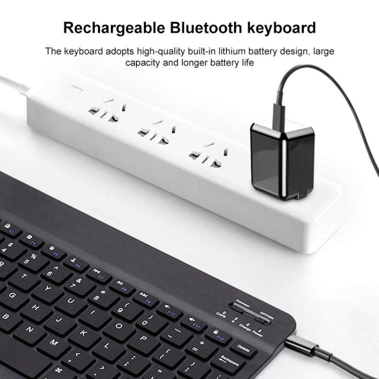 YS-001 9.7-10.1 Inch Tablets Phones Universal Mini Wireless Bluetooth Keyboard, Style:Only Keypad...