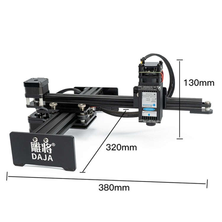 DAJA D2 15W Stainless Steel Metal Automatic CNC Small Portable Laser Engraving Machine(EU Plug)
