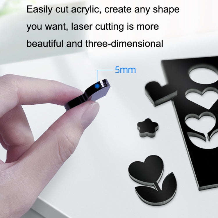 DAJA D2 15W Stainless Steel Metal Automatic CNC Small Portable Laser Engraving Machine(EU Plug)