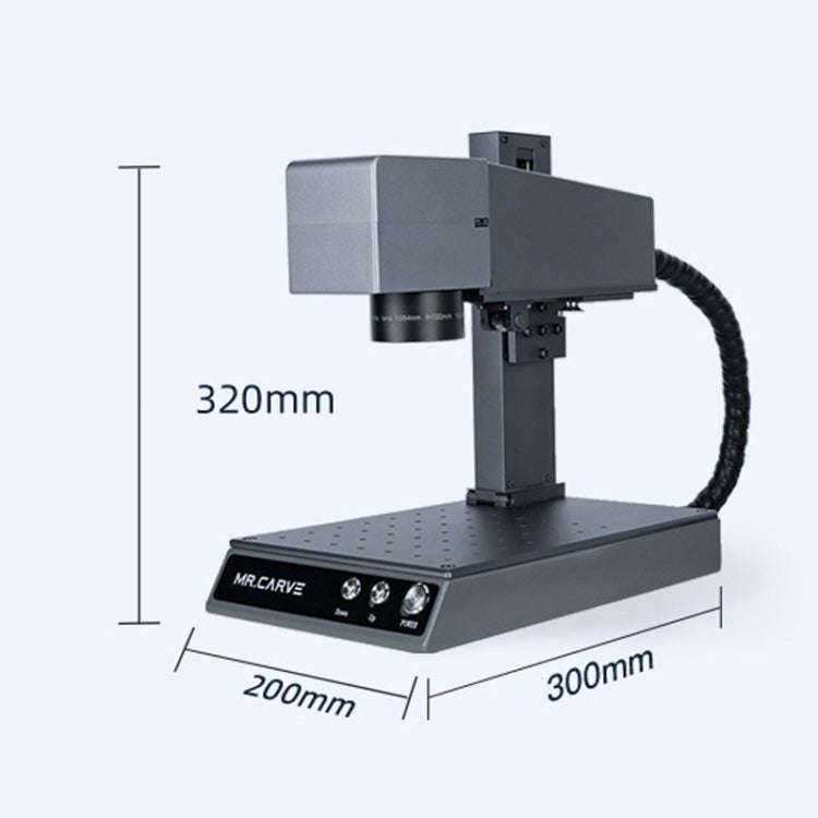 DAJA M1 Pro 2W Metal Nameplate High Precision Characters Laser Carving Machine, Style:M1pro+RT5 R...