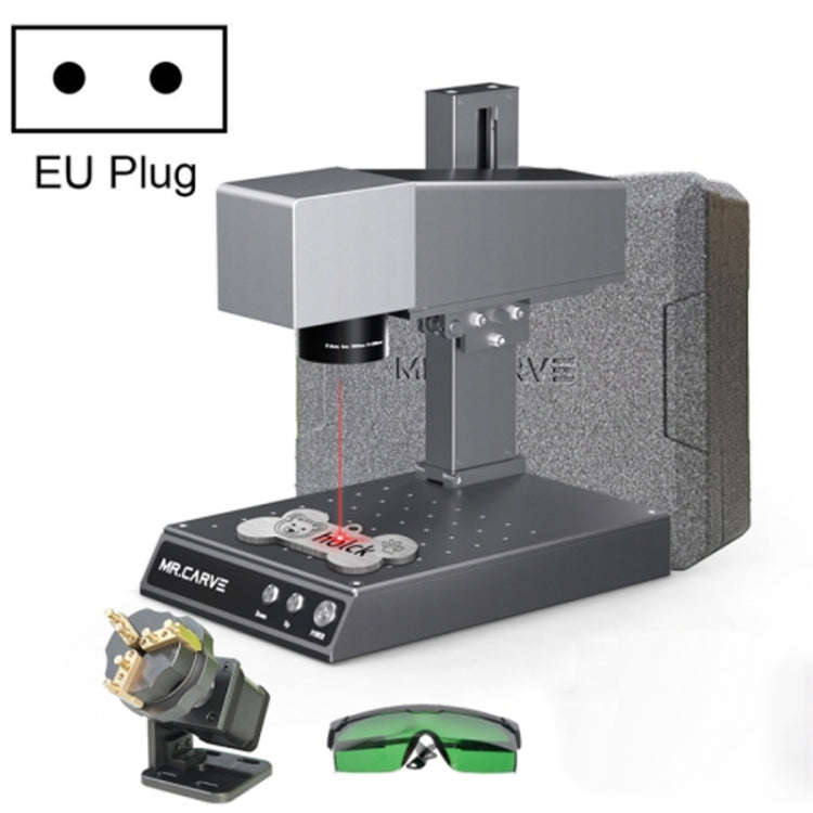 DAJA M1 Pro 2W Metal Nameplate High Precision Characters Laser Carving Machine, Style:M1pro+RF1 R...