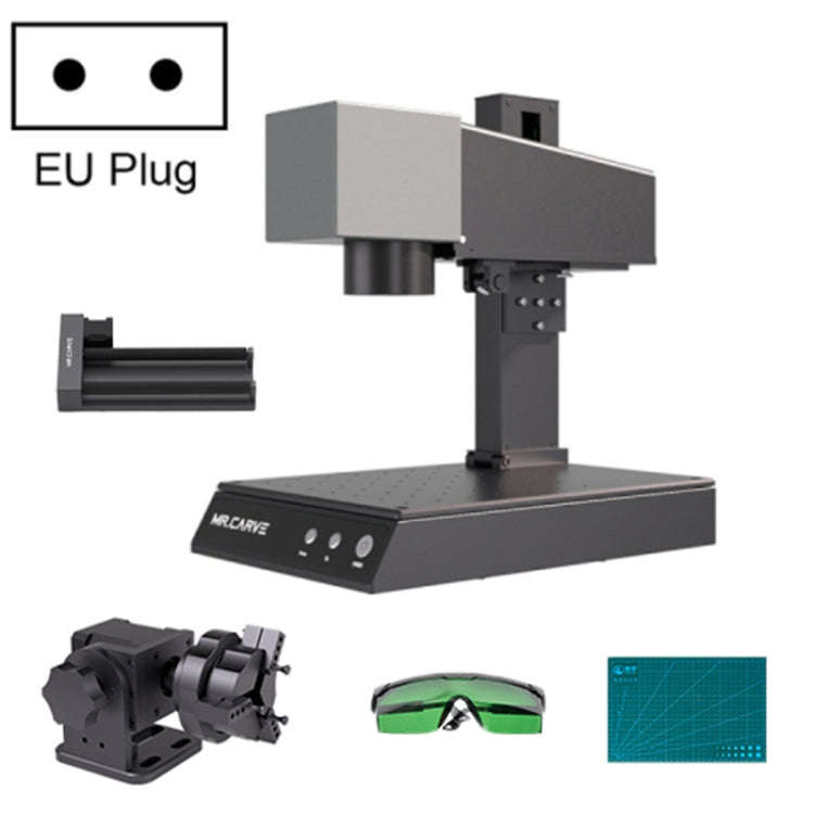 DAJA M1 Pro 2W Metal Nameplate High Precision Characters Laser Carving Machine, Style:M1pro+RT5 S...