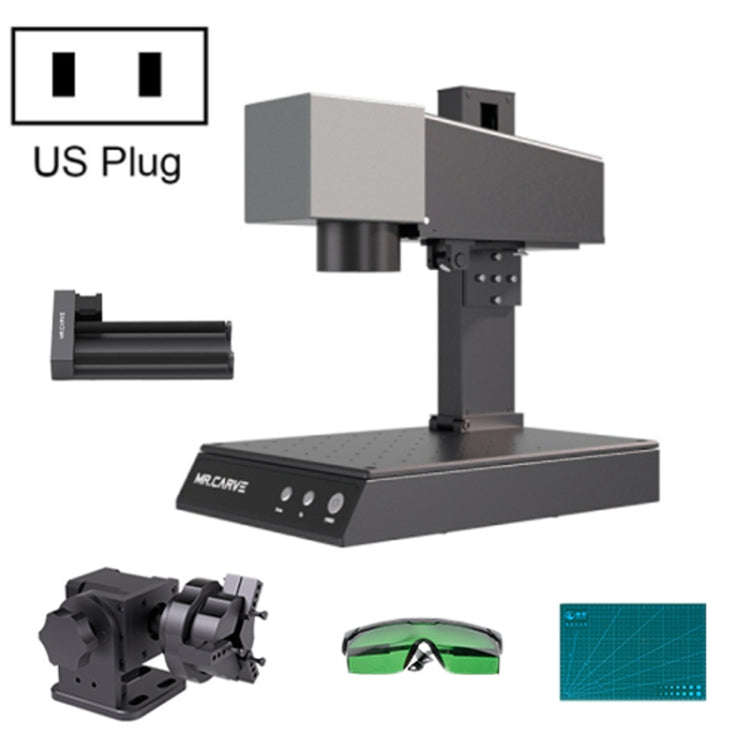DAJA M1 Pro 2W Metal Nameplate High Precision Characters Laser Carving Machine, Style:M1pro+RT5 S...