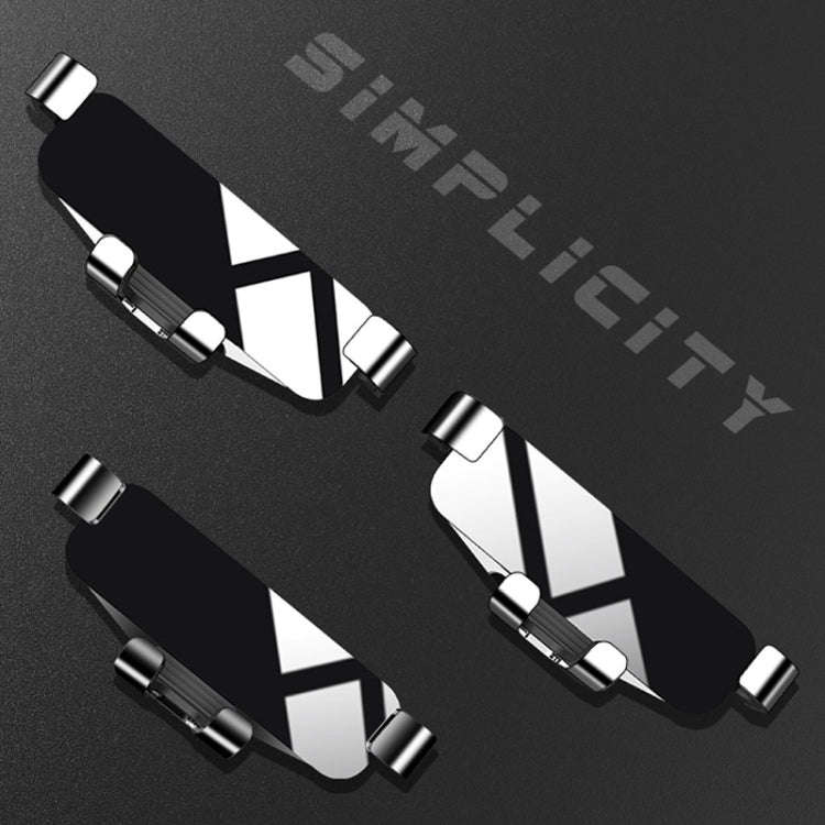 650 Vehicle-mounted Mobile Phone Gravity Bracket Air Outlet Navigation Holder, Color:Black