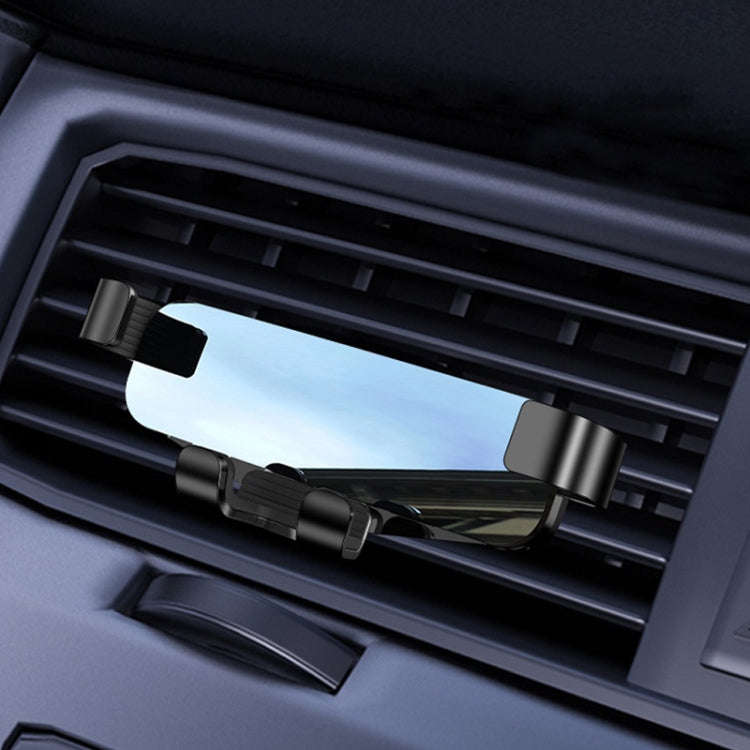 650 Vehicle-mounted Mobile Phone Gravity Bracket Air Outlet Navigation Holder, Color:Black