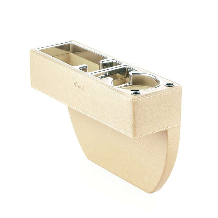 SUSISUN SNH010 Car Seat Gap Storage Box, Style:Co-driver(Apricot)
