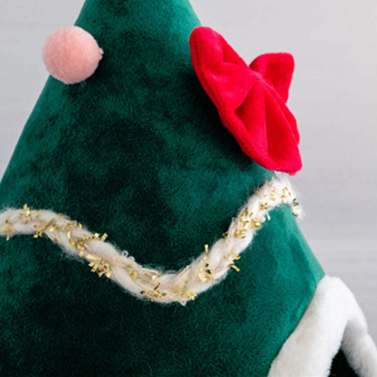 Three-dimensional Sponge Christmas Hat Shaped Pet Bed Nest Warmth Supplies, Size:Medium 45x55cm(G...