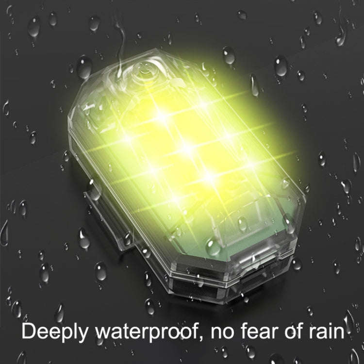 M3 Vibration Sensing Motorcycle Bicycle Aircraft Explosion Lights Cruise Flashing Anti-rear-end C...