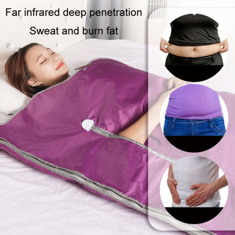 Infrared Far-ray Sweat Steaming Zipper Space Blanket Household Whole Body Dehumidifier, Colour:Si...