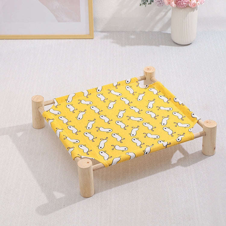 47x52cm Four Seasons Universal Removable And Washable Pet Bed Pet Nest, Style:Small Yellow Duck