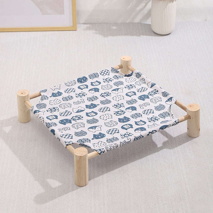 47x52cm Four Seasons Universal Removable And Washable Pet Bed Pet Nest, Style:Small White Cat Head
