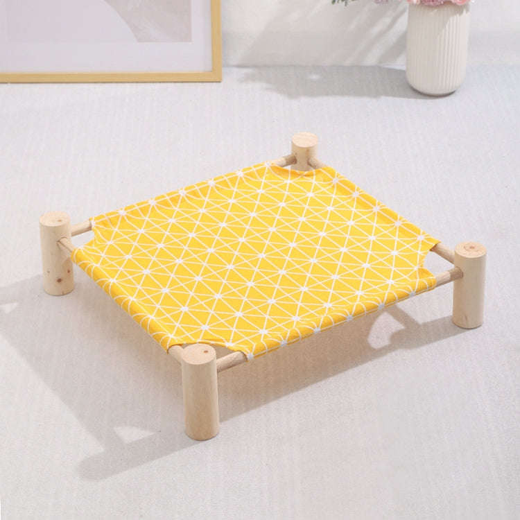47x52cm Four Seasons Universal Removable And Washable Pet Bed Pet Nest, Style:Small Yellow Backgr...