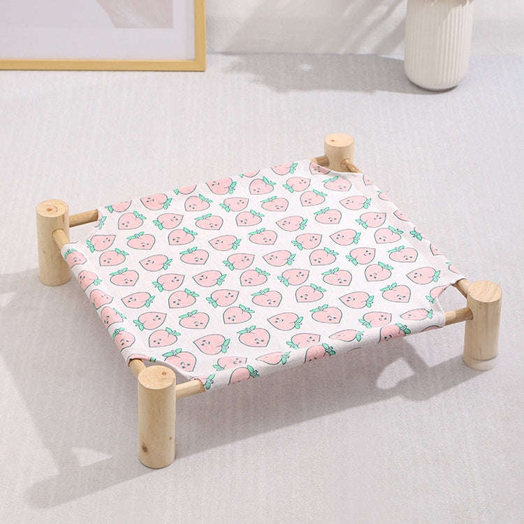 47x52cm Four Seasons Universal Removable And Washable Pet Bed Pet Nest, Style:Small Peach