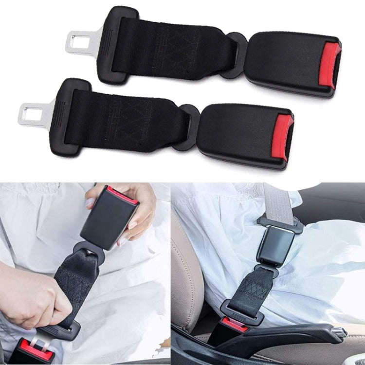 2 PCS Child And Pregnant Woman Car Seat Belt Extender, Length:23cm(Black)