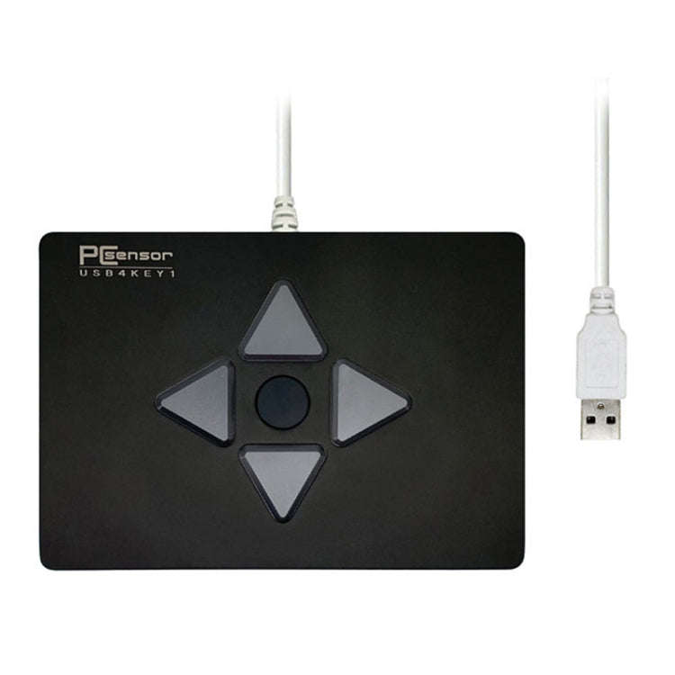 4 Keys Medical Equipment Testing Custom One-key Combo Shortcut Keyboard, Cable Length: 1.5m(Black)