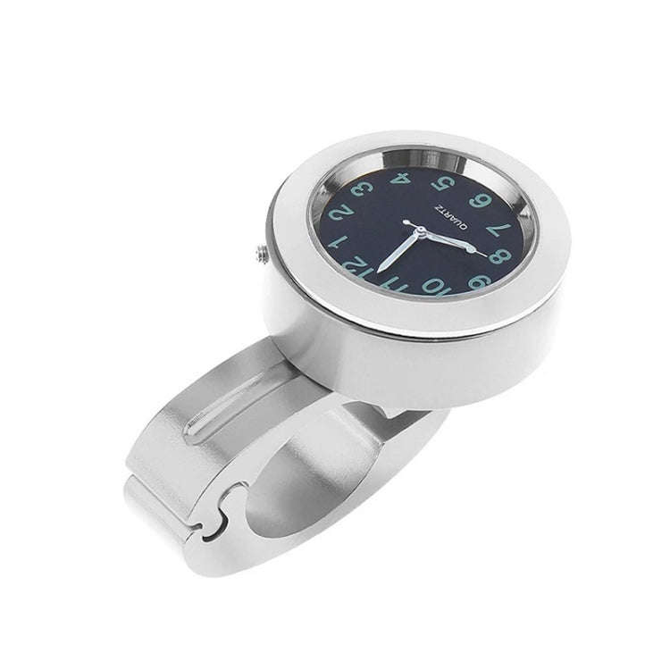Motorcycle Bike Modified Handlebar Clock Watch(White)
