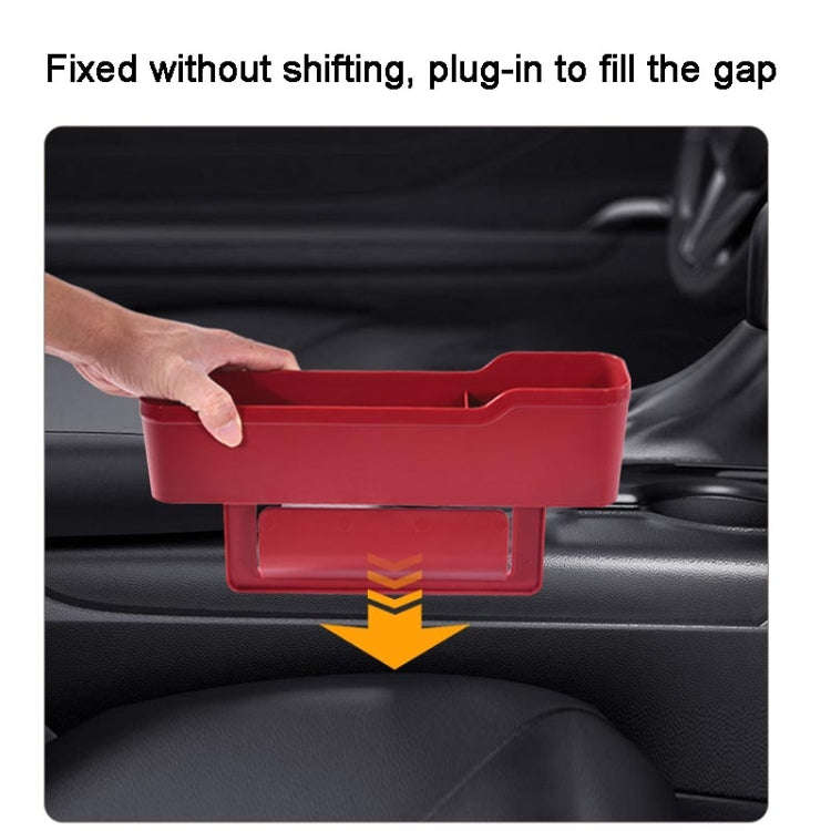 Car Seat Crevice Storage Box Multifunctional Removable Storage Box, Size: Short Type(Gray)