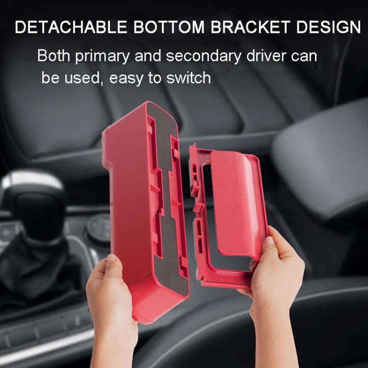 Car Seat Crevice Storage Box Multifunctional Removable Storage Box, Size: Short Type(Pure White)