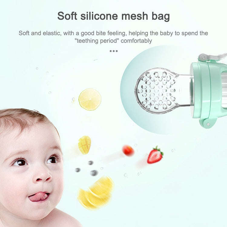 MISUTA Baby Fruit and Vegetable Bite Music Silicone Tooth Gel Rotating Push Nipple(Cherry Blossom...