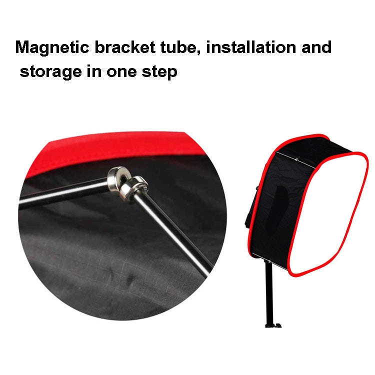 Universal Portable Collapsible LED Video Light Softbox Diffuser for Yongnuo Godox Photographic Li...