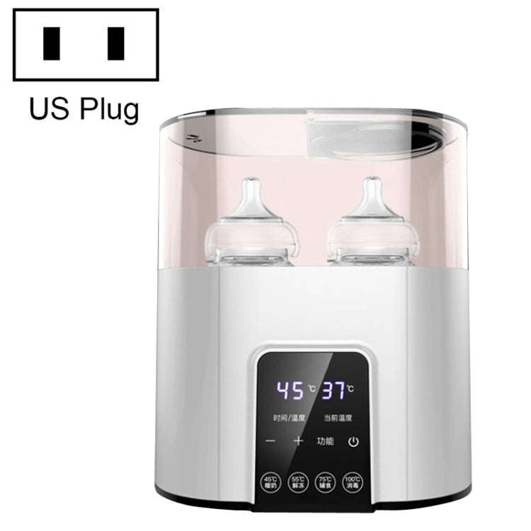 NUBITE N20 2 In 1 Double Bottle Warmer Sterilization Machine, Plug Specifications:, Plug Type:US ...