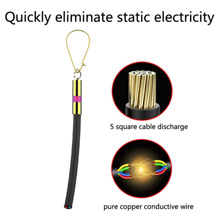 2 PCS P183 Car Anti-Static Elimination Release Device Grounding Strip Car Off-Road Exhaust Pipe A...
