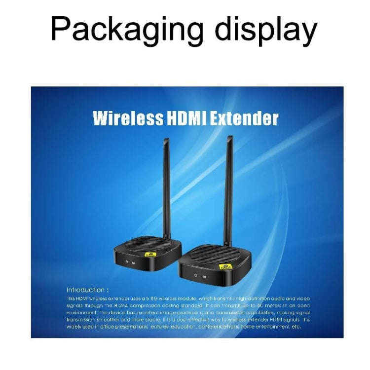 AY88 HDMI Wireless Transmitter WIFI Signal Extender H.264 Format Multi-To-One Application(US Plug)