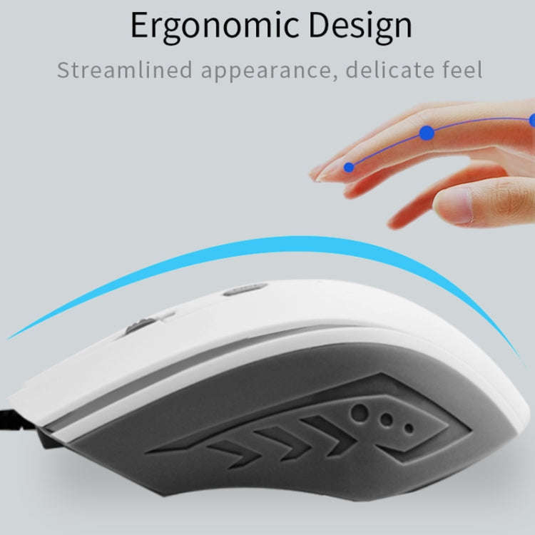 Pcsensor MOS4 4 Keys 2400DPI Game Intelligent Voice Recognition Input Mouse, Cable Length: 1.5m(M...