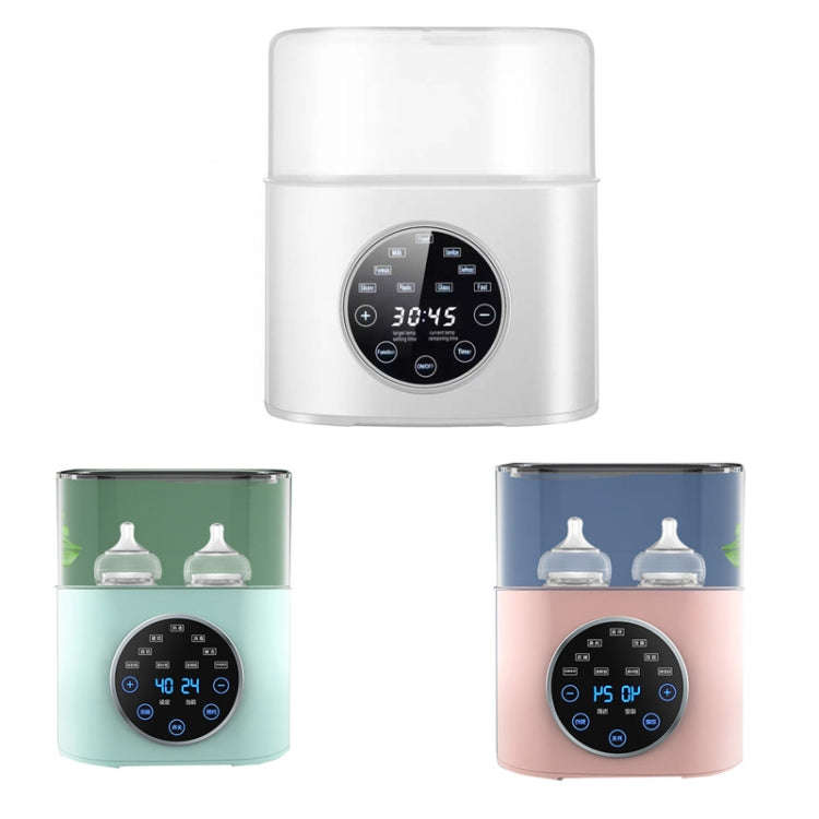 NUBITE N20 2 In 1 Double Bottle Warmer Sterilization Machine, Plug Type:EU Plug(White)