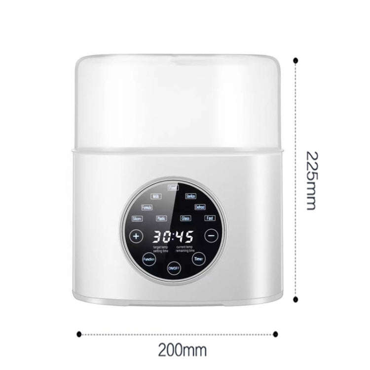 NUBITE N20 2 In 1 Double Bottle Warmer Sterilization Machine, Plug Type:EU Plug(White)
