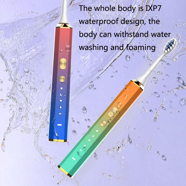 V6 Adult Magnetic Levitation Sonic Household Smart Electric Toothbrush Couple Soft Toothbrush, St...