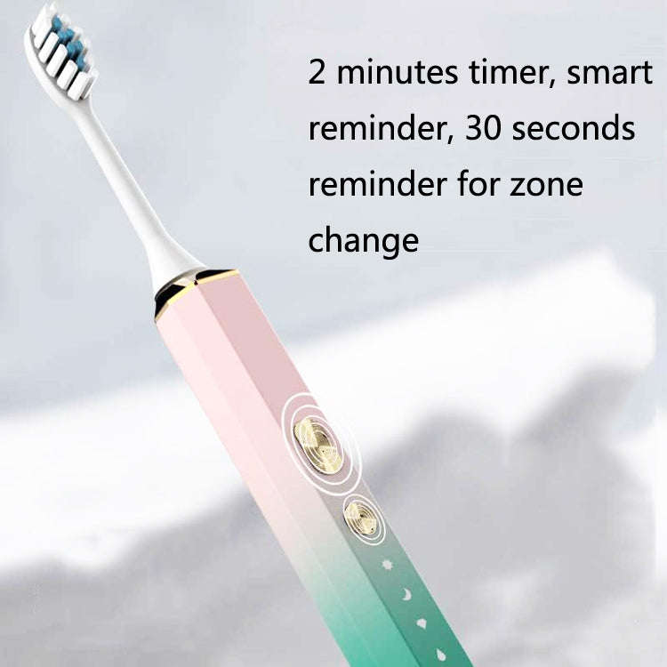 V6 Adult Magnetic Levitation Sonic Household Smart Electric Toothbrush Couple Soft Toothbrush, St...