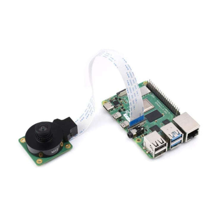 Waveshare WS1053516 For Raspberry Pi M12 High Resolution Lens, 16MP, 105 Degree FOV, 3.56mm Focal...