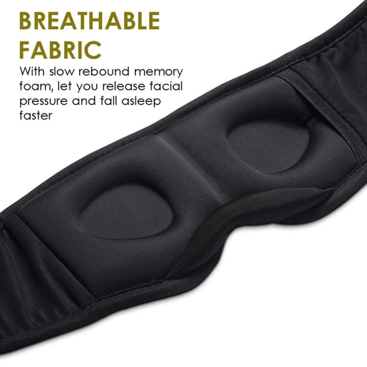 VG014 Detachable Bluetooth Smart Eye Mask Travel Nap Music Sleep Mask(Gray)