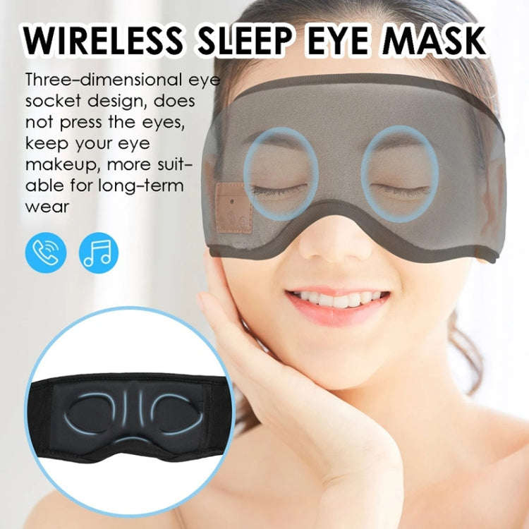 VG014 Detachable Bluetooth Smart Eye Mask Travel Nap Music Sleep Mask(Gray)