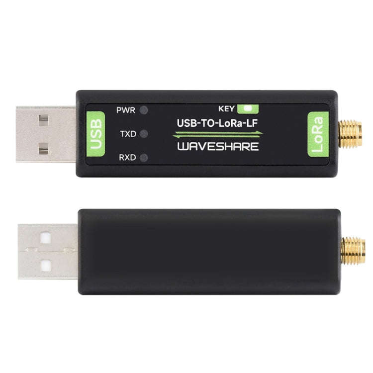 2pcs Waveshare 24513 USB To LoRa Data Transfer Module Based On SX1262 LF Version Using TCXO Cryst...