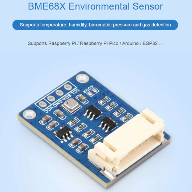 Waveshare BME688 Environmental Sensor Supports Temperature / Humidity / Barometric Pressure / Gas...