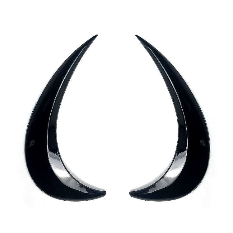 Headlight Eyebrow Modified Car Sticker For Volkswagen Beetle 2012-2018(Piano Black)