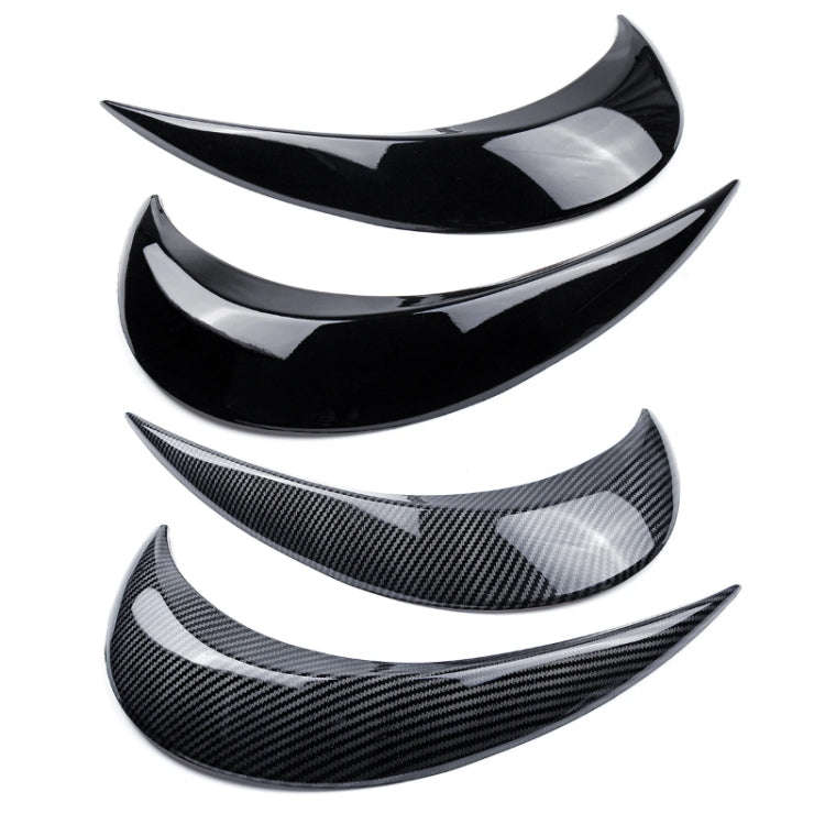 Headlight Eyebrow Modified Car Sticker For Volkswagen Beetle 2012-2018(Piano Black)